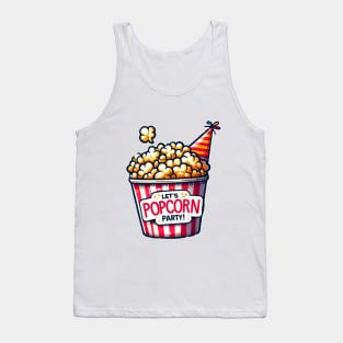 Popcorn Party - Printed Tank Top